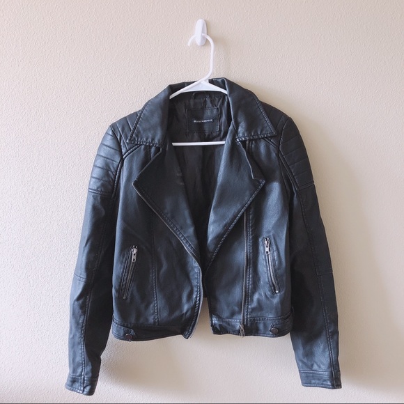 Brandy Melville Jackets & Blazers - Brandy Melville Faux Leather Moto Jacket
